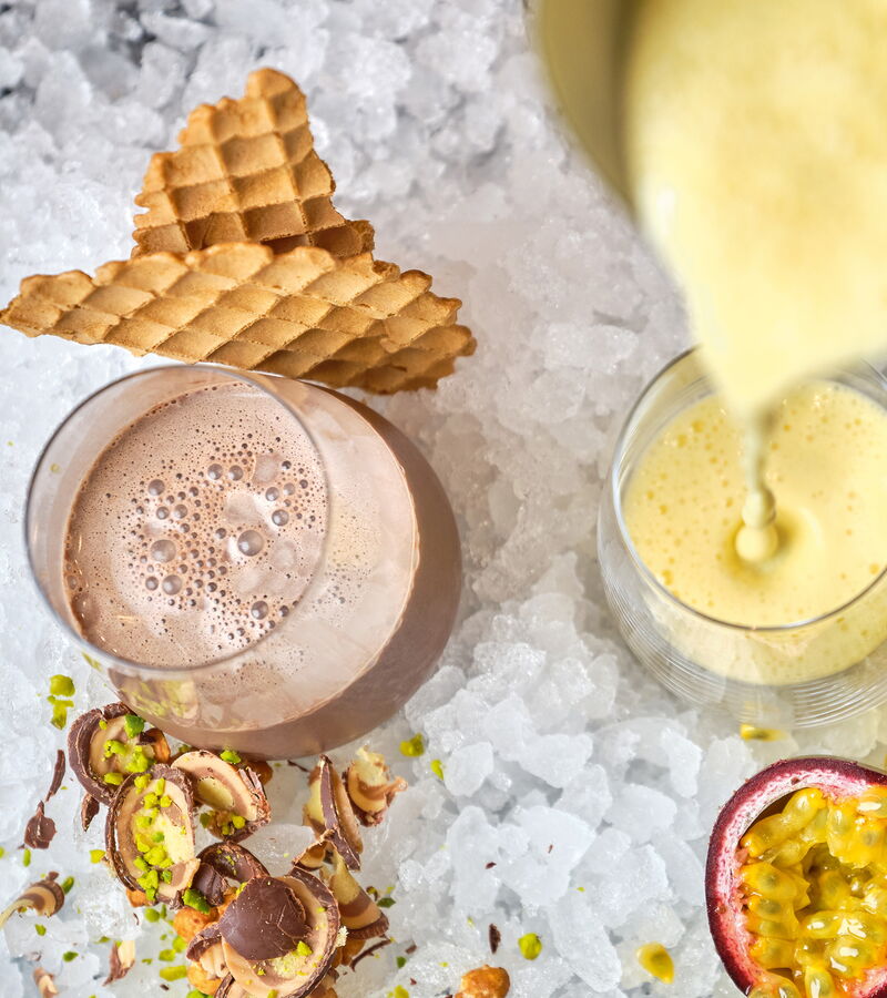 Professionelle Gastronomiefotografie für das BARista Café  - Eis einmal anders inszeniert